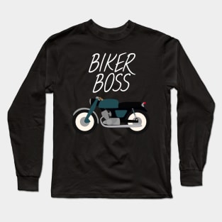 Motorbike - Biker boss Long Sleeve T-Shirt